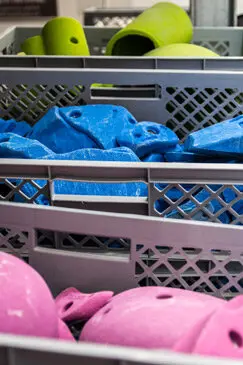 Nicht verbaute Klettergriffe | © DA AB